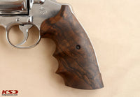 Colt Python / Officer Model Compatible Walnut Grip for Replacement