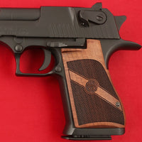 Desert Eagle Compatible Walnut Grip for Replacement