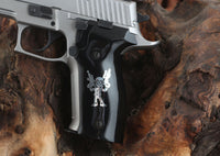 Sig Sauer P226 Model Compatible Acrylic Black (with Silver Figure)