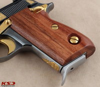 Beretta 70 70S 71 Puma Compatible Walnut Grip for Replacement (Thumb style safety) Walnut