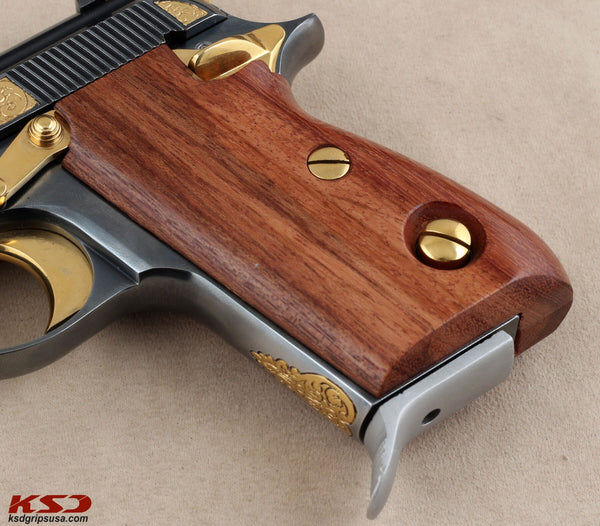 Beretta 70 70S 71 Puma Compatible Walnut Grip for Replacement (Thumb style safety) Walnut