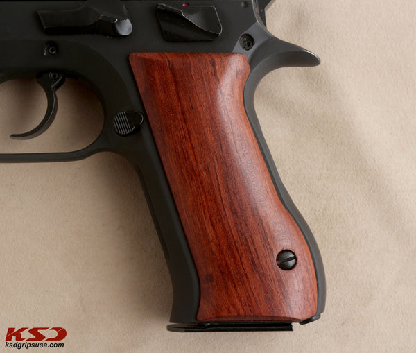 Jericho 941 F FS Baby Eagle model Compatible Rosewood Grip for Replacement (9mm and .41)