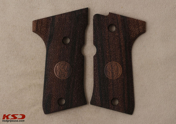 Beretta 92 Compact Model Compatible Walnut Grip for Replacement