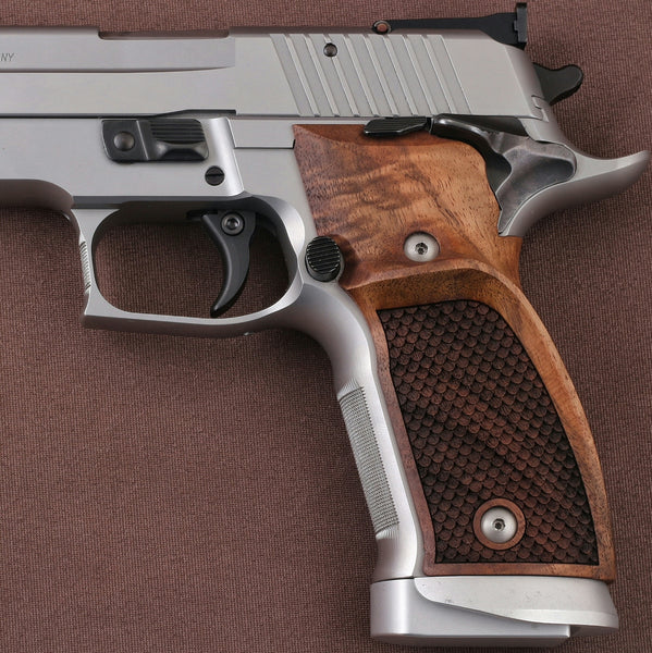 Sig Sauer P226 SAO / X-Five / X-Six Model Compatible Walnut Grip for Replacement (with Python Pattern)