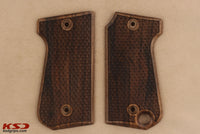 Unique RR 51 Model Compatible Walnut Grip for Replacement (with Python Pattern)