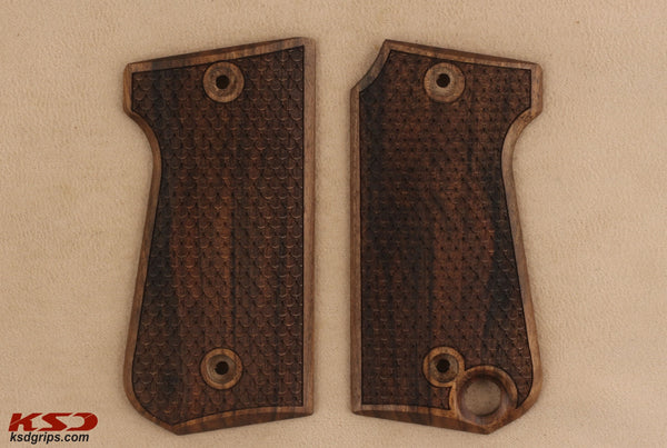 Unique RR 51 Model Compatible Walnut Grip for Replacement (with Python Pattern)