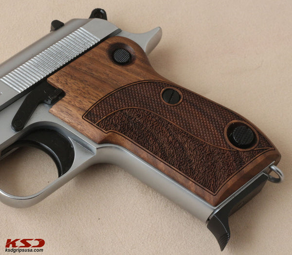 Beretta M1951 Model Compatible Walnut Grip for Replacement (with Half Pattern)