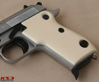 Beretta M1951 Model Compatible Ivory Acrylic Grip for Replacement