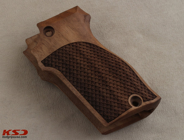 Unique 7,65 Model Compatible Walnut Grip for Replacement, with Python Pattern