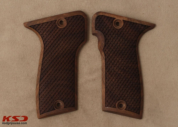 MAB D Model Compatible Walnut Grip for Replacement, with Python Pattern