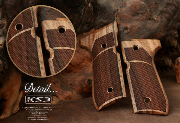 Beretta 92/96/98/M9 Full Size Grip Walnut