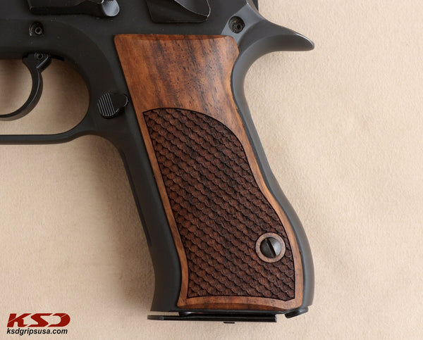 Jericho .45 Acp Model Compatible Rosewood Grip for Replacement with Python Pattern