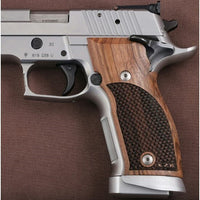 Sig Sauer P226 SAO / X-Five / X-Six Model Compatible Walnut Grip for Replacement (with Python Pattern)