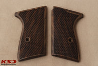 Walther PP Model Compatible Walnut Grip for Replacement, with Python Pattern