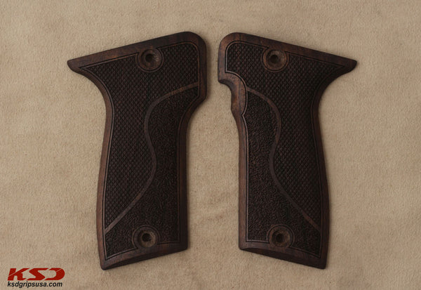 MAB D Model Compatible Root Walnut Grip for Replacement, with Half Pattern