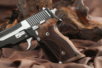 Sig Sauer P228 P229 Model Compatible Walnut Target Grips for Replacement with Half Pattern