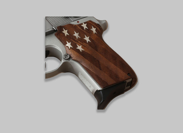 Smith Wesson 6906 Walnut, Silver